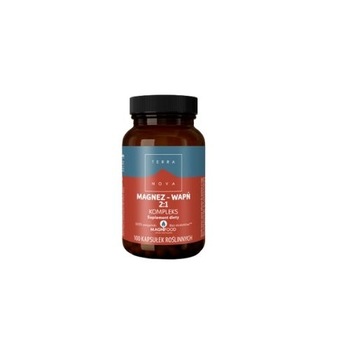 Supliment alimentar Terranova Magneziu Calciu 2:1 Complex, 100 Capsule
